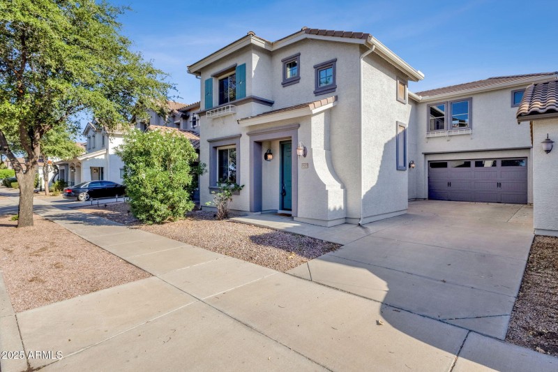 Front entry 2 car garage