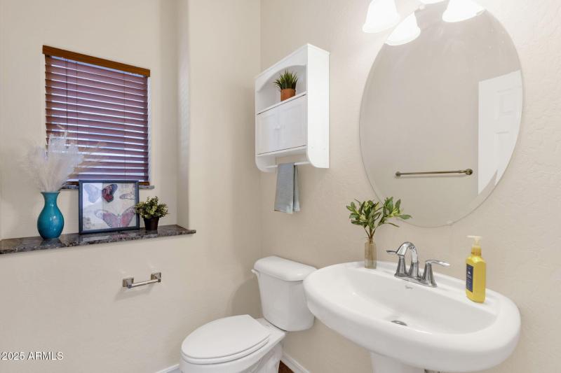 Downstairs half bath
