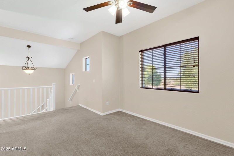 Upstairs loft at front of home