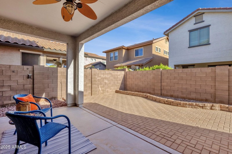 Nice covered patio