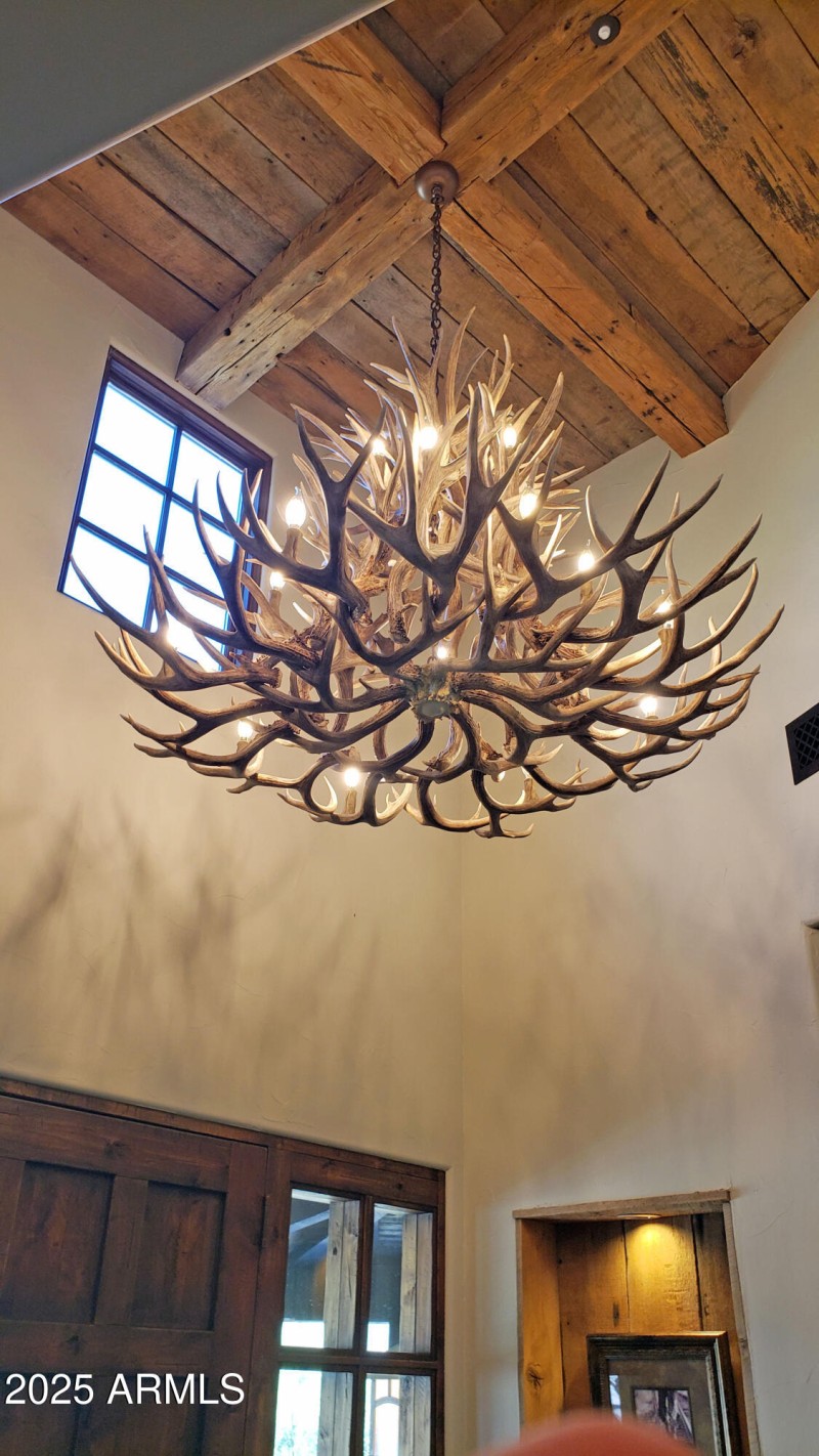 CUSTOM MADE ANTLER CHANDELIER