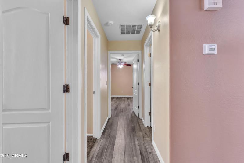 Hallway to bedrooms