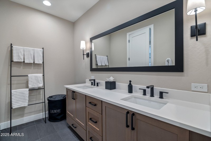 Upstairs bath vanity