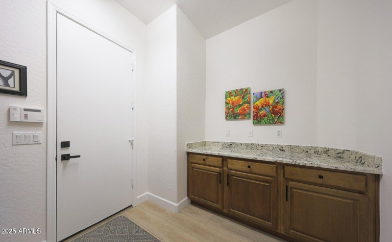 Extra counter space in laundry room