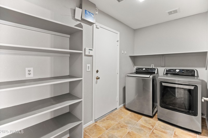 Pantry and Laundry with Door to Garage