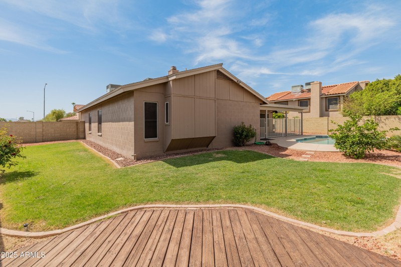 View of House from Sunset Patio