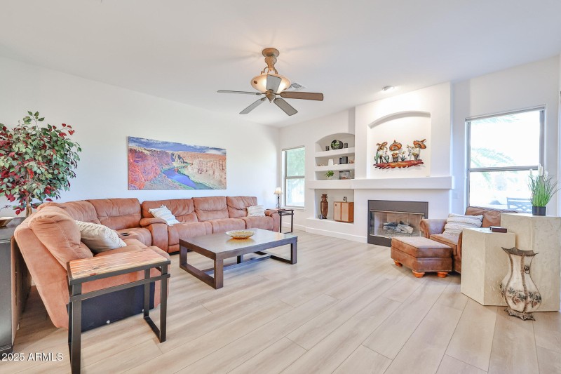 Great room just off kitchen/dining area