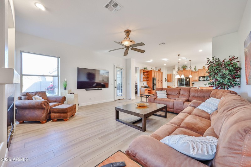 Great room off kitchen