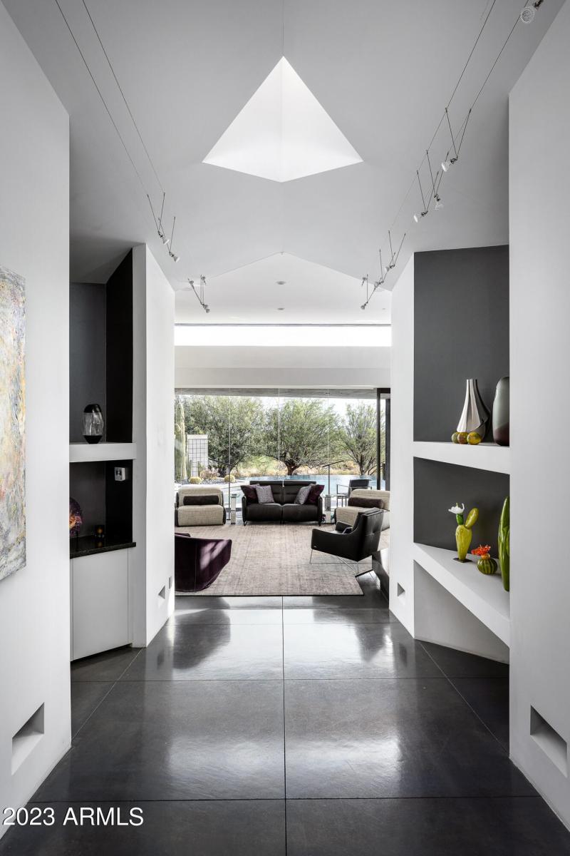 No interior steps