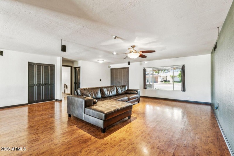 Living Room - Not staged - Kitchen View