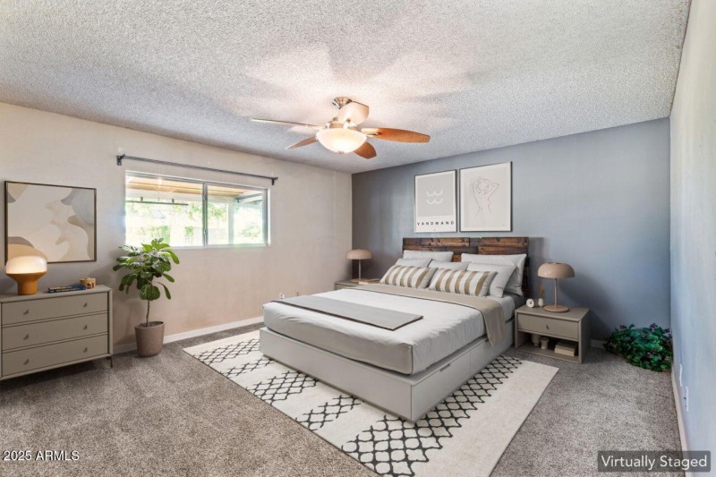Primary Bedroom - Staged