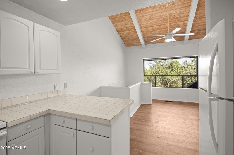 View from Kitchen into Dining Space