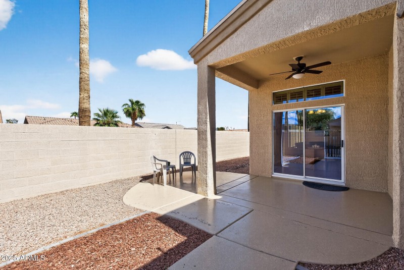 Expanded, Covered Patio and private yard