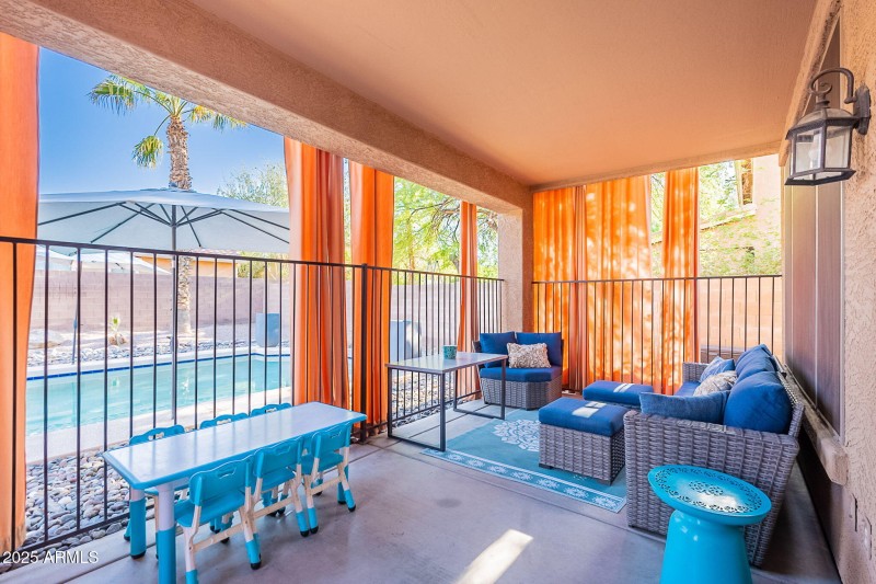 Covered patio