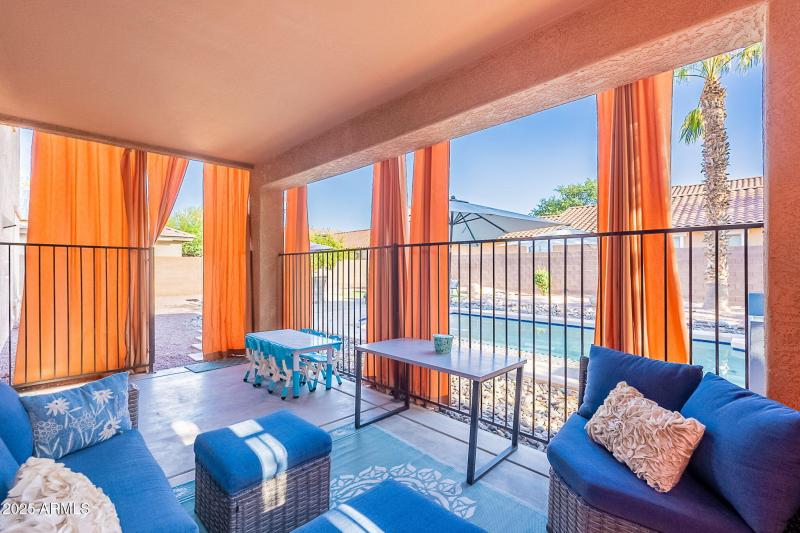 Covered patio