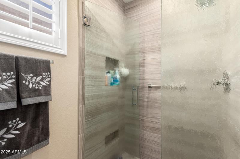 Primary walk in shower