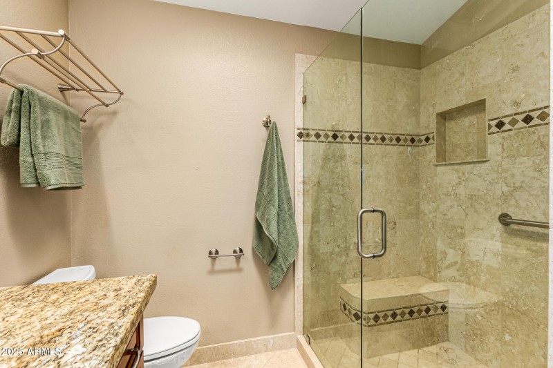 Master shower
