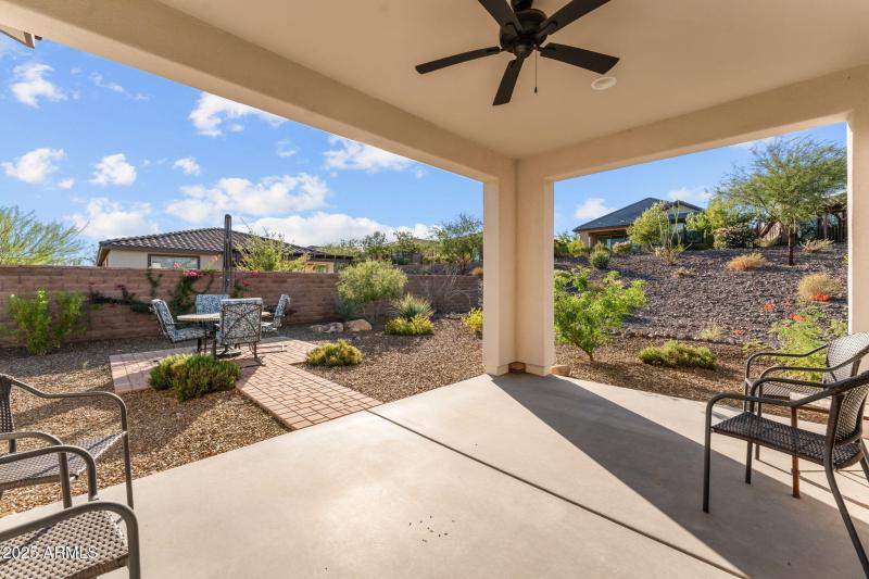 Covered patio