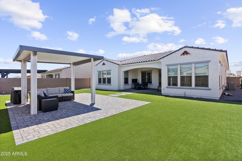 One of the larger yards in area