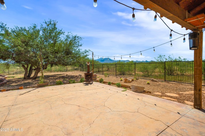 Back patio