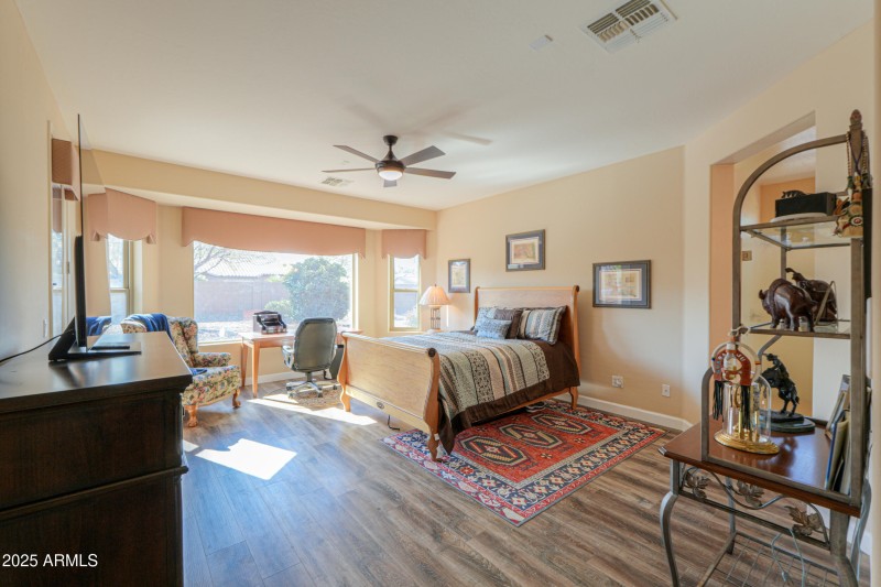 Master bay window