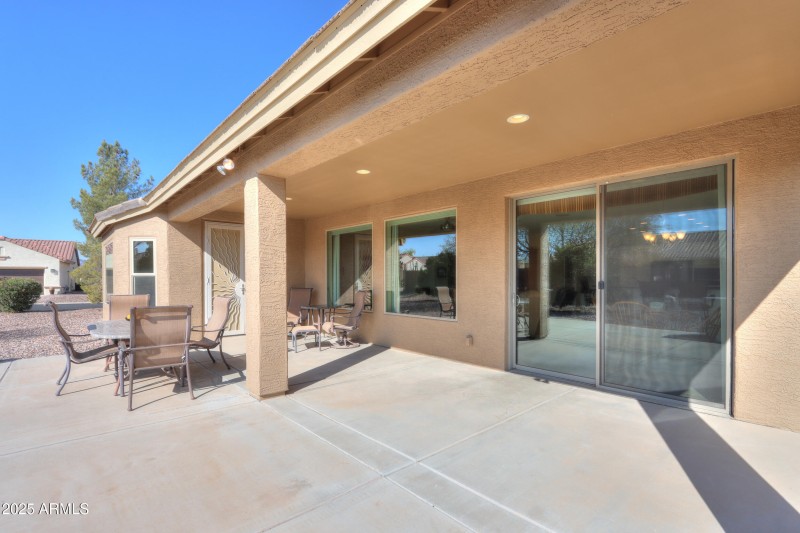 Covered patio