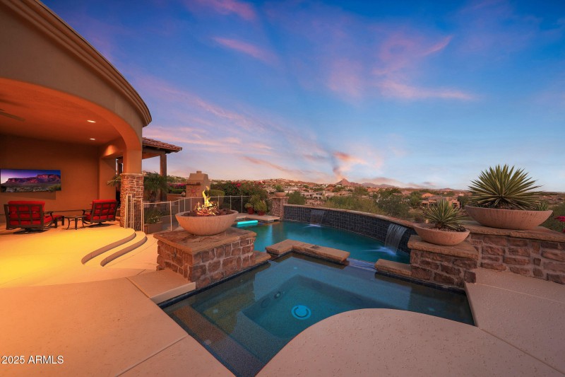 Pool at Dusk