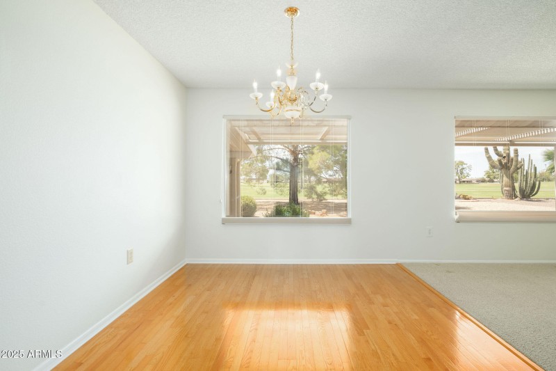 Formal Dining with Golf Course Views