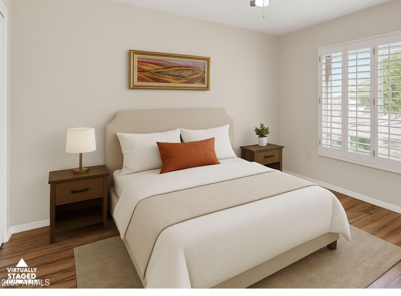 Guest Room Virtually Staged