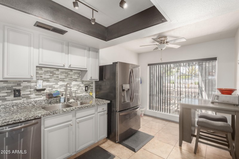 Remodeled kitchen