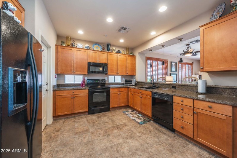 Spacious kitchen