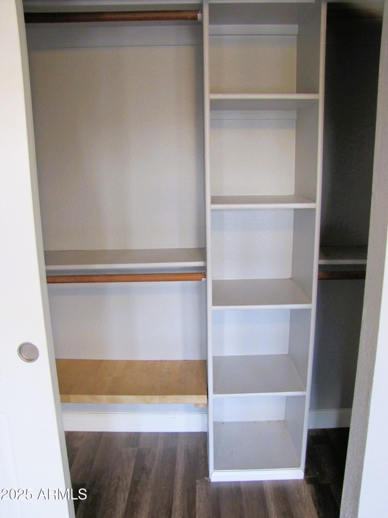 Primary closet