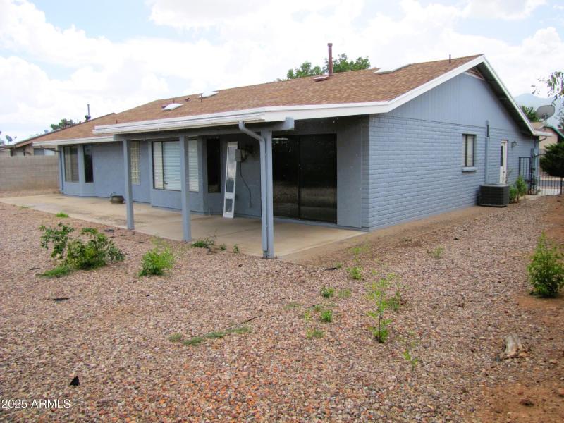 Back covered porch