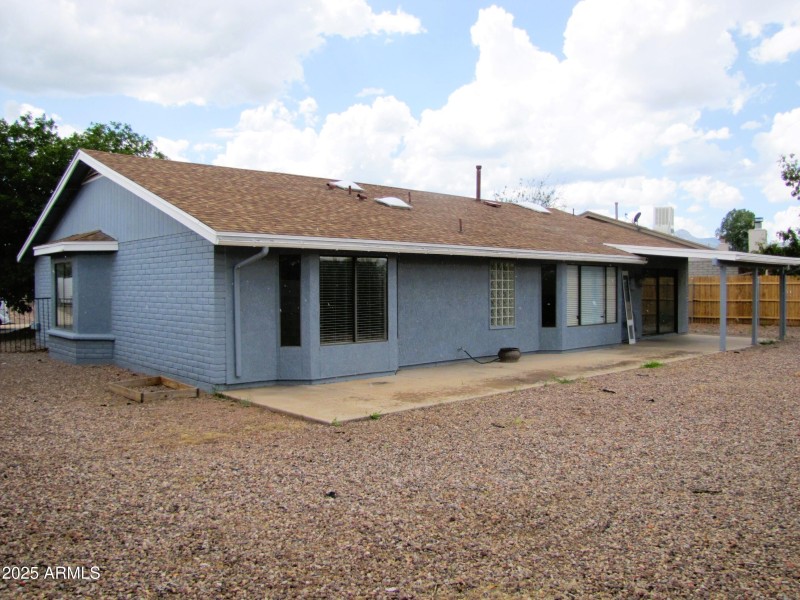 Back of home