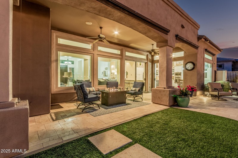 Large patio
