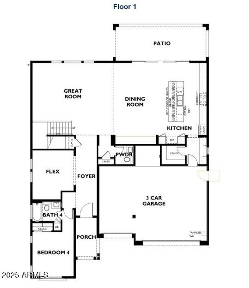 Floorplan 1 - 33772 N Malpais Hills Trl.
