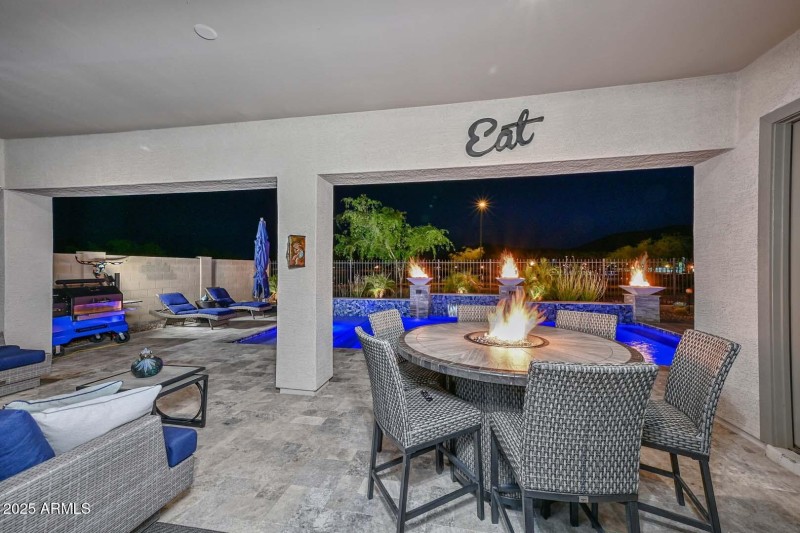 Night-Covered Patio-Backyard