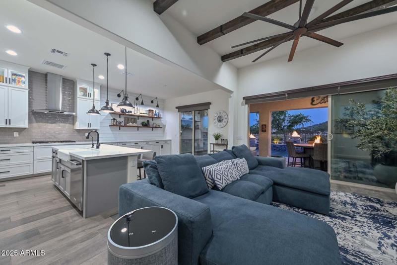 Night-Great Room-Kitchen