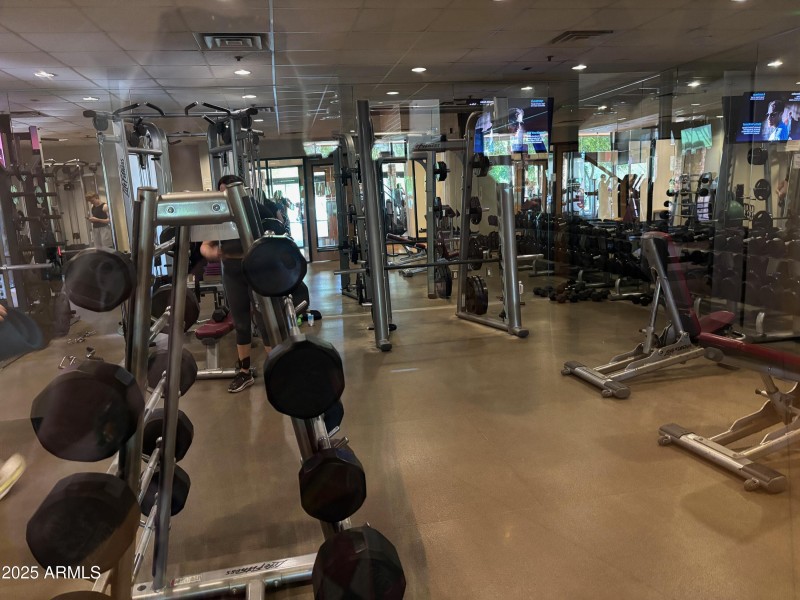 Work out areas