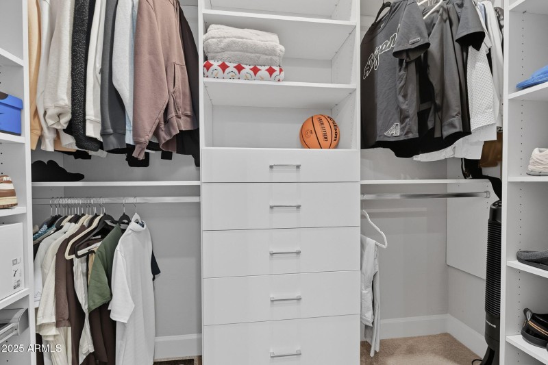 Bedroom 3 walk in closet