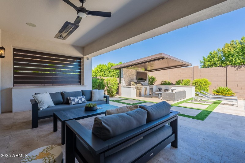 Covered patio