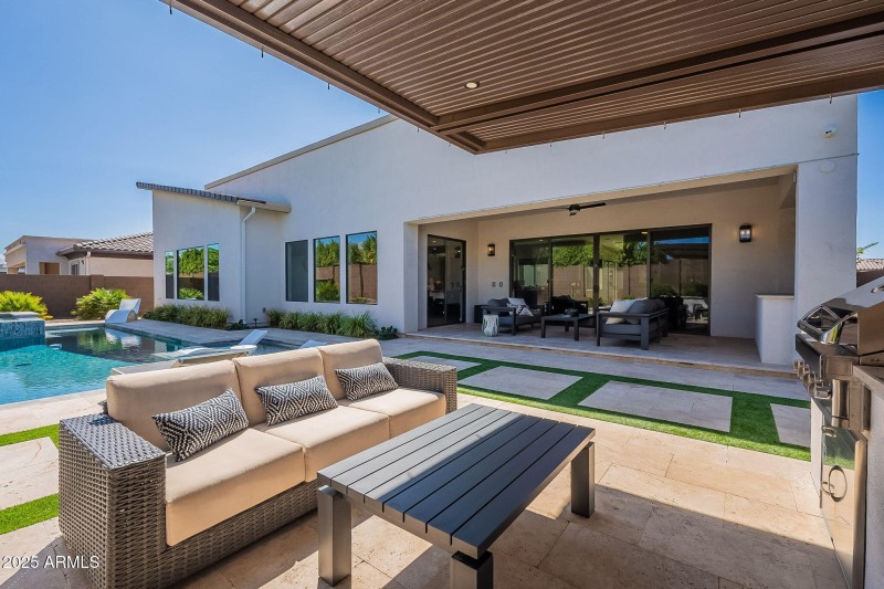 Entertainer's back yard