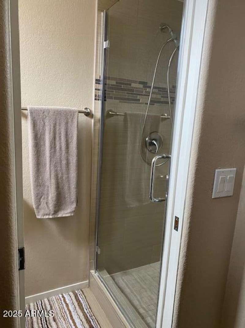 Master shower