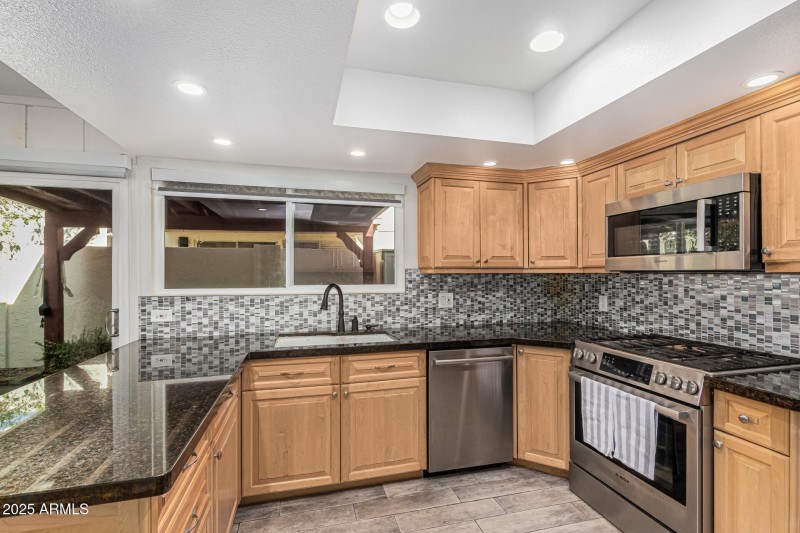 Remodeled kitchen
