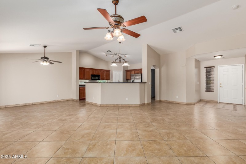 Family, Dining Room and Kitchen