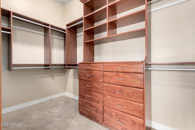 Primary walk-in closet