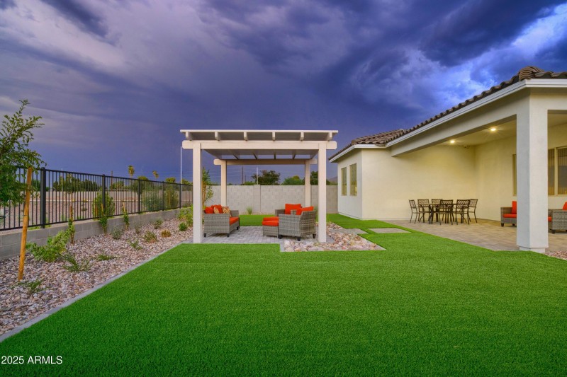 SAMPLE BACK YARD