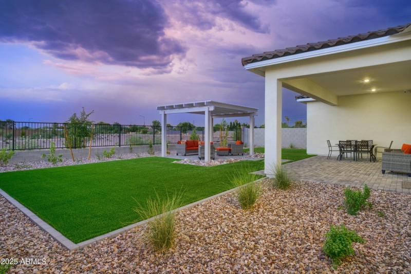 SAMPLE BACK YARD