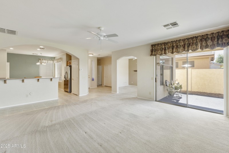 Family Room off kitchen
