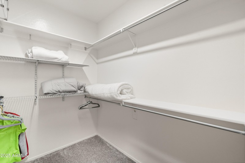 Primary closet